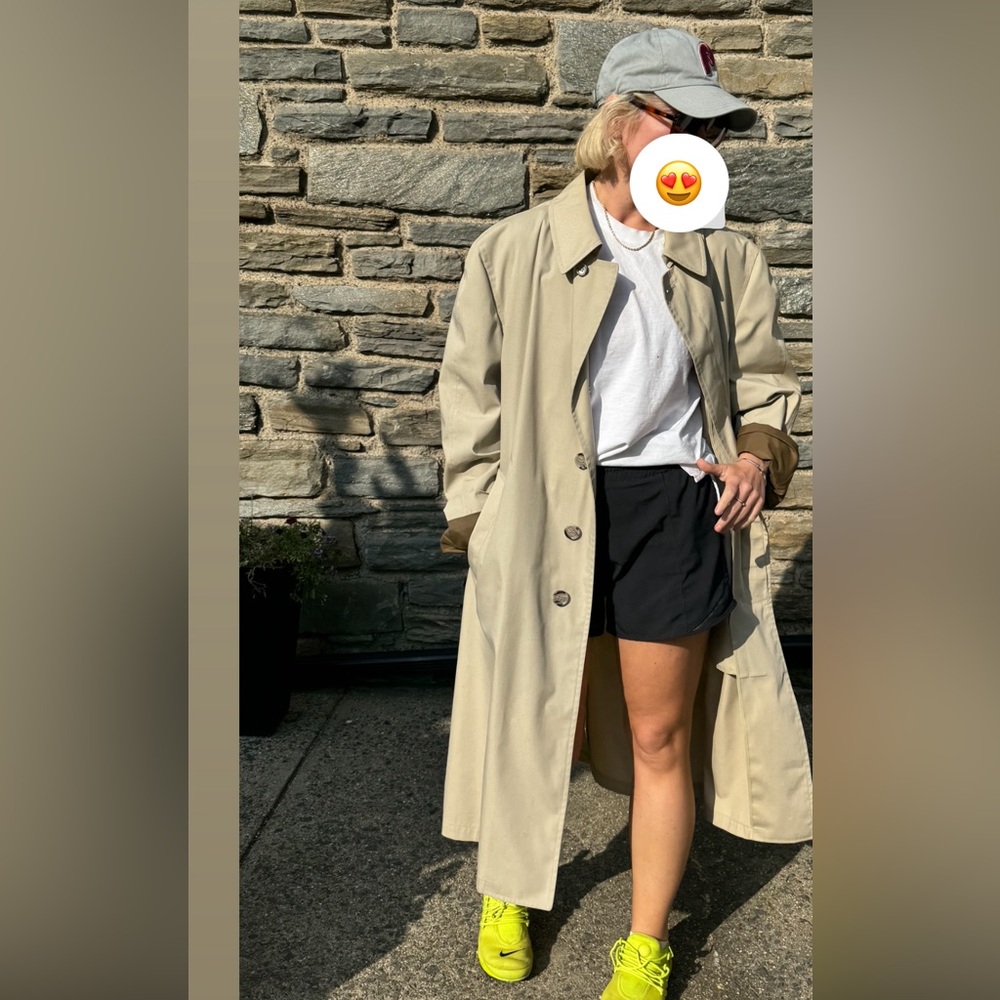 Oversized trench coat